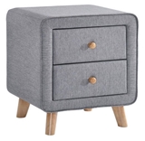 Show details for Bedside table Signal Meble Malmo Grey