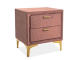 Show details for Bedside table Signal Meble Monaco Pink