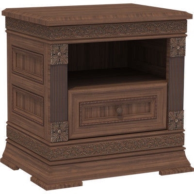 Picture of Bedside table ZOV T1-60 3003014 Brown