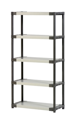 Picture of Stand with 5 shelves Grosfillex XL90 90 x 39 x 175 cm