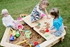 Picture of Folkland Timber Sandbox with Foldable Lid 1300x200x1300mm