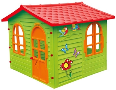 Picture of Mochtoys Garden House Green/Red 10425