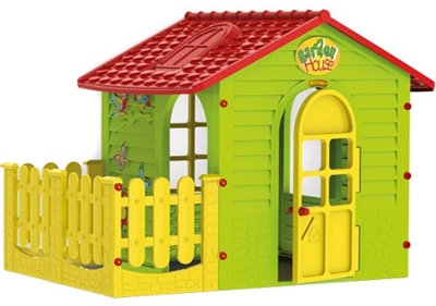 Picture of Mochtoys Garden House Green/Red 10839