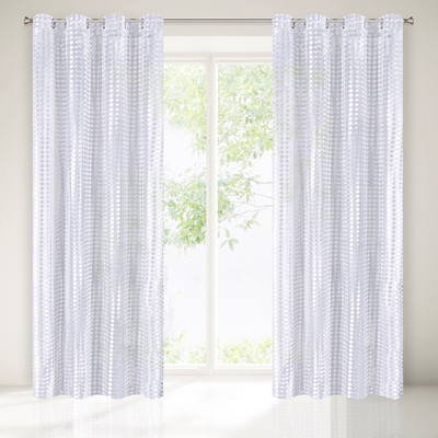 Picture of CURTAIN JORDAN 140X250 WHITE RINGS D
