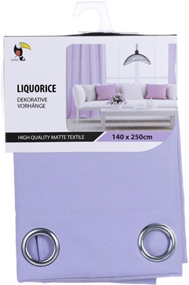 Picture of Tuckano Liquorice Curtain 140x250cm Light Purple