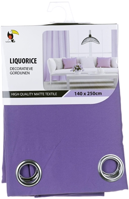 Picture of Tuckano Liquorice Curtain 140x250cm Purple
