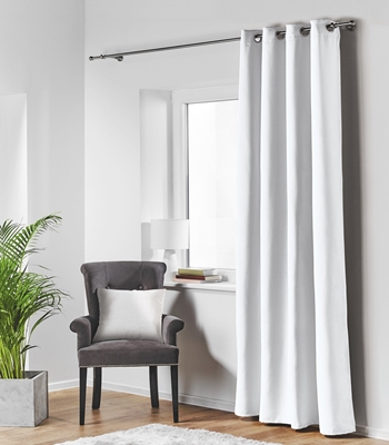 Picture of CURTAINS B / O 140X245CM LOOPS WHITE