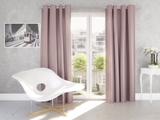 Show details for CURTAINS SILK 140X245 WITH RING APD. PINK