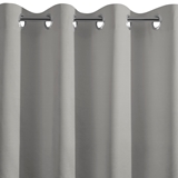 Show details for CURTAIN LEATHER GREY / FLOWERS 135X250 N