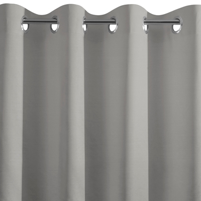 Picture of CURTAIN LEATHER GREY / FLOWERS 135X250 N