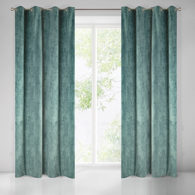 Picture of CURTAIN SET 140X250 BLUE RINGS N