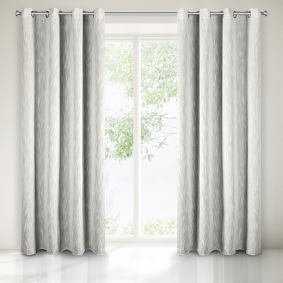 Picture of CURTAIN EZRA 140X250 WHITE RINGS N