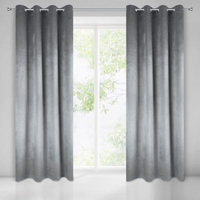Picture of CURTAIN SARAH GREY / FLOWERS 140X250 N