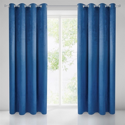 Picture of CURTAIN SARAH BLUE / FLOWERS 140X250 N