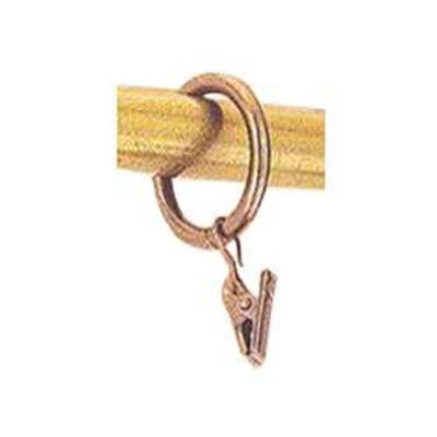 Picture of Curtain rod ring with peg D16 / 19, gold