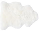 Show details for Home4you Brazil Sheepskin Rug White