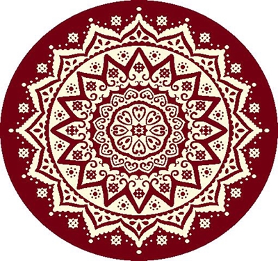 Picture of CARPET SHIRAZ 2953_R045 ROUND 1.0X1.0