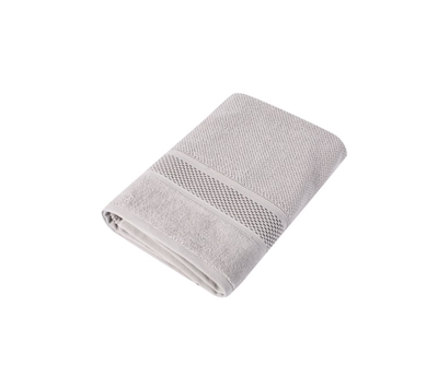 Picture of TOWEL 70X140CM MARIAM LIGHT GRAY (MASTER TERRIER)