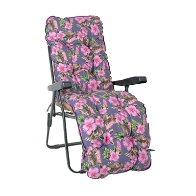 Picture of Home4you Baden-Baden Chair Cover Pink Flowers