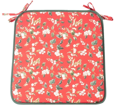Picture of Home4you Winter Garden Chair Pad 39x39cm Red