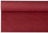 Show details for Pap Star Tablecloth 8 x 1.2m Bordo