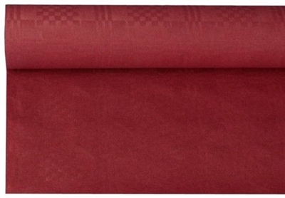 Picture of Pap Star Tablecloth 8 x 1.2m Bordo