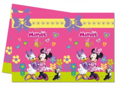 Picture of Procos Minnie Happy Helpers Plastic Tablecover 12 pcs 120x180cm
