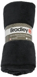 Show details for Bradley Plaid Fleece 150x200cm Dark Grey