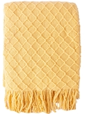 Show details for Home4you Felice Blanket 130x170cm Yellow
