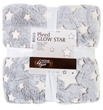 Show details for Home4you Glow Star Blanket 150x200cm Gray