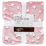 Show details for Home4you Glow Star Blanket 150x200cm Red