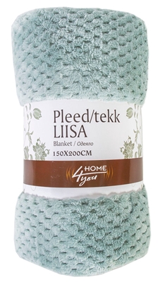 Picture of Home4you Liisa Blanket 150x200cm Light Green