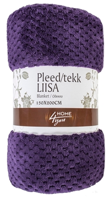 Picture of Home4you Liisa Blanket 150x200cm Purple