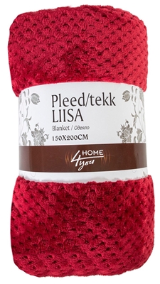 Picture of Home4you Liisa Blanket 150x200cm Red