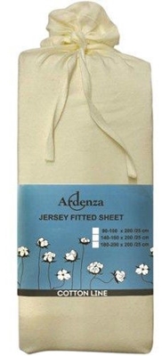 Picture of Ardenza Jersey Fitted Sheet 140-160x200cm Ecru
