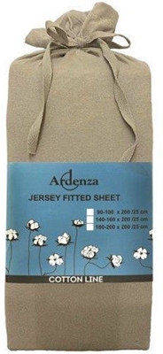 Picture of Ardenza Jersey Fitted Sheet 140-160x200cm Oyster