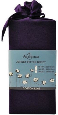 Picture of Ardenza Jersey Fitted Sheet 180-200x200cm Violet