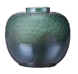 Show details for Home4you Luxo Vase D25x26cm Green