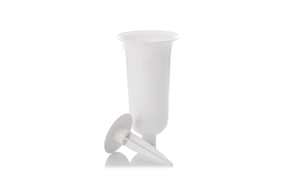 Picture of VASE PLUGED INTO THE GROUND D13X32,7cm WHITE
