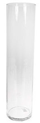 Picture of Verners Cylindrical Vase 12x50cm Transparent