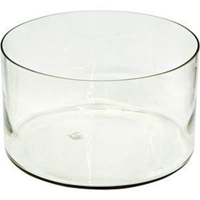 Picture of Verners Cylindrical Vase 20x34.5cm Transparent