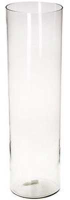 Picture of Verners Cylindrical Vase 20x70cm Transparent