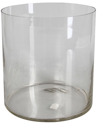 Picture of Verners Cylindrical Vase 26x25cm Transparent