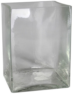 Picture of Verners Square Vase 20x15x15cm Transparent