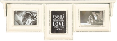 Picture of Home4you Family Photo Frame/Shelf 3x Antique Beige