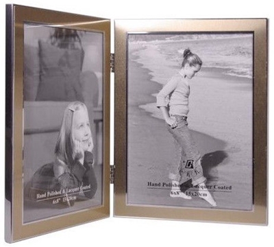 Picture of Poldom Photo Frame Double 15x20cm Gold