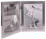 Show details for Poldom Photo Frame Double 15x20cm Silver