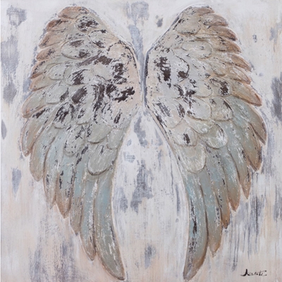 Picture of Home4you Oil Painting 90x90cm Angel Wings