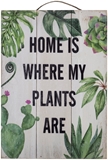 Show details for Home4you Wooden Printed Picture Country 25x35cm Plants 83766