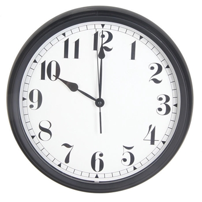 Picture of Bistro Wall Clock 36cm Black